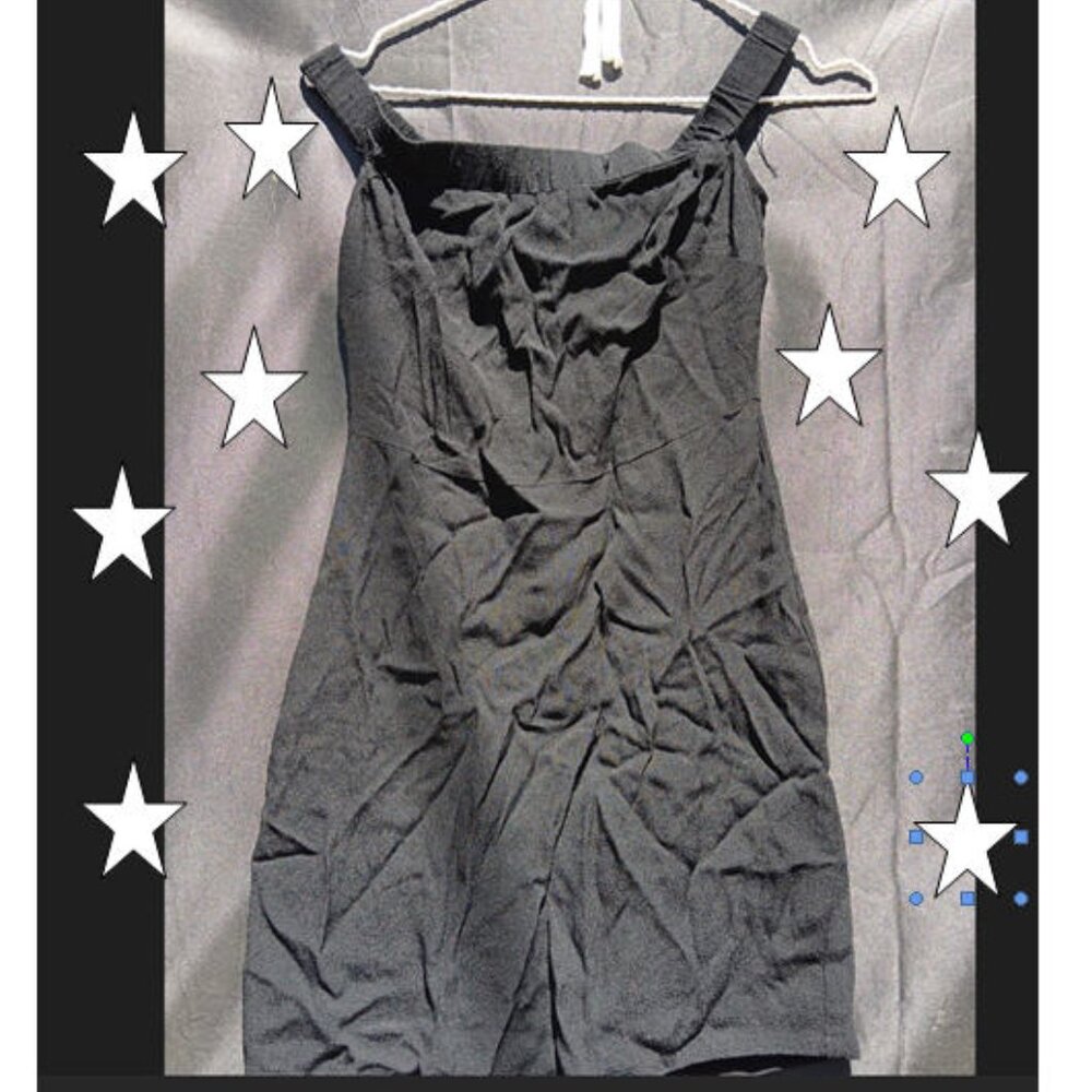 Reformation black mini floral dress